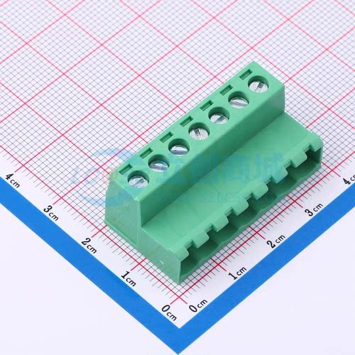 插拔式接线端子MX2EDGRK-5.08-07P-GN01-Cu-Y-A P=5.08mm 1x7P 7P