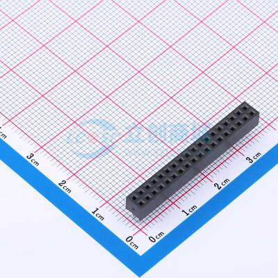 排母 XDM200-2-18-Z-4.3-G0 插件,P=2mm 2x18P 方孔 电子元器件配