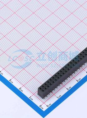 排母 XDM254-2-20-S-8.5-G0 SMD,P=2.54mm 2x20P 方孔 电子元器件