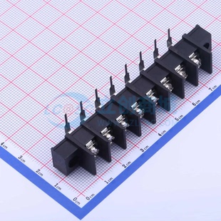 弯插8.25mm 栅栏式 8.25 1x8P弯针 接线端子KF35RM