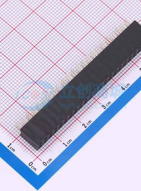 排母 KH-2.54FH-2X23P-H8.5 插件,P=2.54mm 2x23P 方孔 电子元器