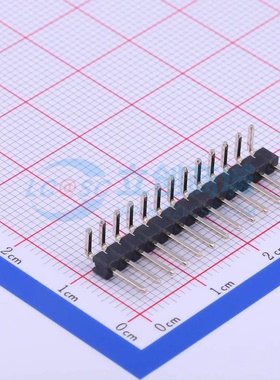 排针 B-2100R13P-A010 弯插,P=2.54mm 1x13P 单排 原装正品