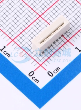 连接器 WL0540013-160R-001 SMD,P=0.5mm(交错脚) 16P 无锁 单侧