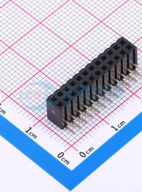 排母 CSFB203-1202A009R1AC 弯插,P=2mm 2x12P 方孔 电子元器件配