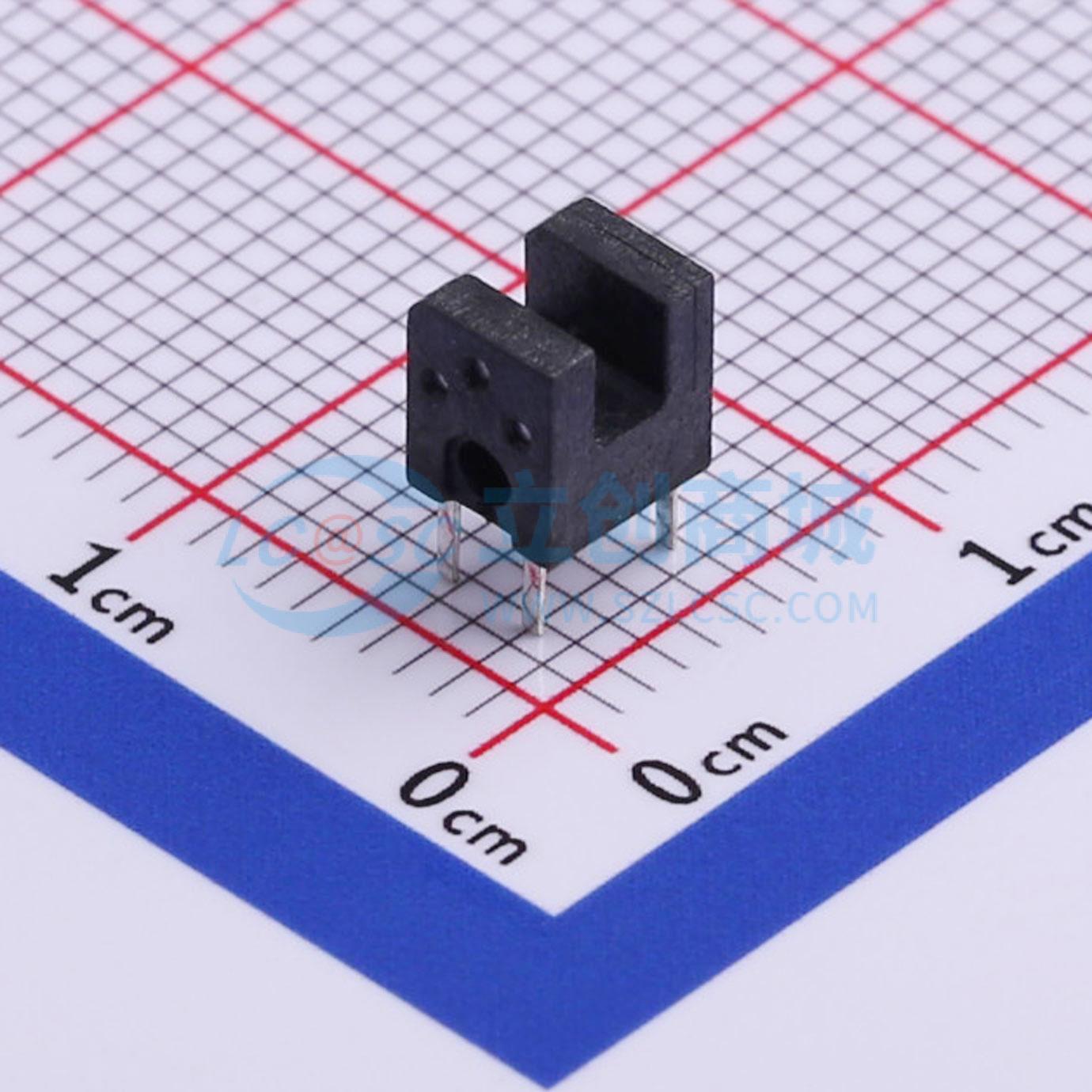 槽型光电开关(光电晶体管输出) RPI-243C1 DIP-4 电子元器件配单