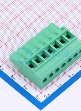 插拔式接线端子MX2EDGKB-5.08-07P-GN01-Cu-Y-A插件5.08mm 1x7P 7