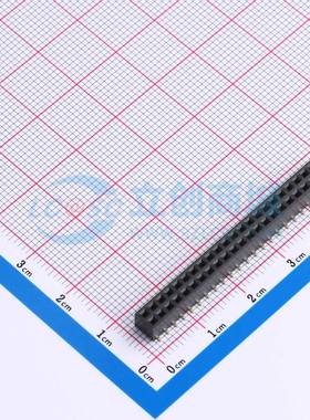 排母 HC-PM200-4.3H-2x23PS SMD,P=2mm 2x23P 方孔 电子元器件配