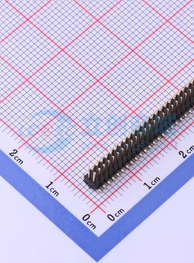 排针 X1321WVS-2x25J-C40D53 SMD,P=1.27mm 2x25P 方针 原装正品