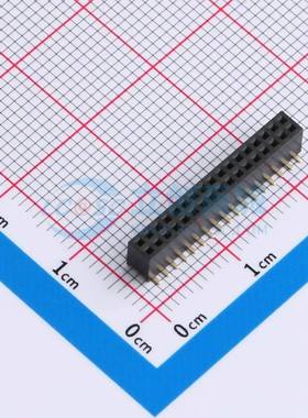 排母 HC-PM127-4.3H-2x17PS SMD,P=1.27mm 2x17P 方孔 电子元器件