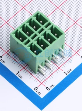 插拔式接线端子DB2ERHB-3.81-2*4P-GN 弯插3.81mm 2x4P 板端/插座