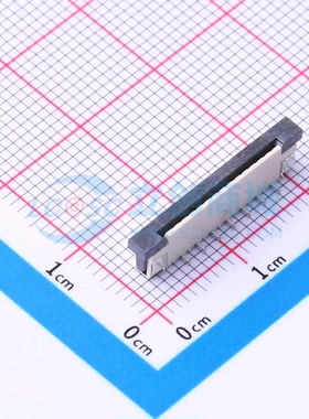 连接器1.0K-GL-14PBF SMD,P=1mm(交错脚) 14P 抽屉式 单侧触点/垂