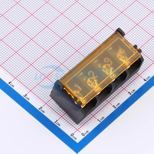 04P BK01A 9.5mm 接线端子MXHB9500G 1x4P直针 9.5 栅栏式