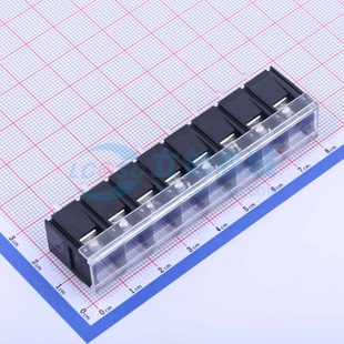 9.5 插件9.5mm 带盖板 直针 栅栏式 1x8P 接线端子KF48S