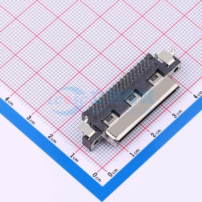 D-Sub/VGA连接器 5796055-1 - 母 面板安装 68P 原装正品