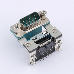 原装 HYCW04 弯插 公 158B VGA连接器 2IN28 正品 28P Sub