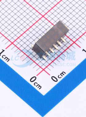 排母 F343-1206A0CMUB4 SMD,P=1.27mm 2x6P 方孔 电子元器件配单