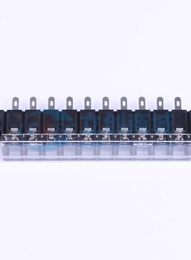 栅栏式接线端子KF28HM-7.62-10P 插件7.62mm 带盖板 1x10P 直针