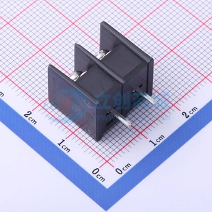 02P 1x2P 接线端子DG25C 直针 插件7.62mm 栅栏式 00A