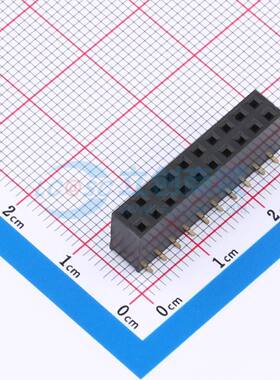排母 HB-FH7-254210PB2GOW SMD,P=2.54mm 2x10P 方孔 电子元器件