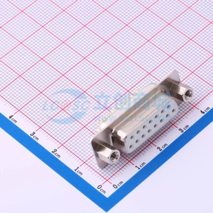 焊线式 VGA连接器 正品 原装 15P 母 插件 X0115FC2W2 Sub