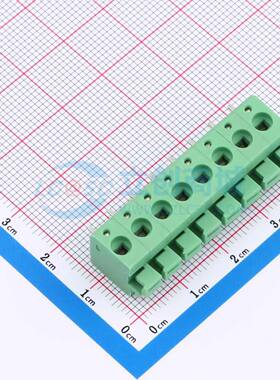 弹簧式接线端子1792928 插件,P=5mm 直插 绿色