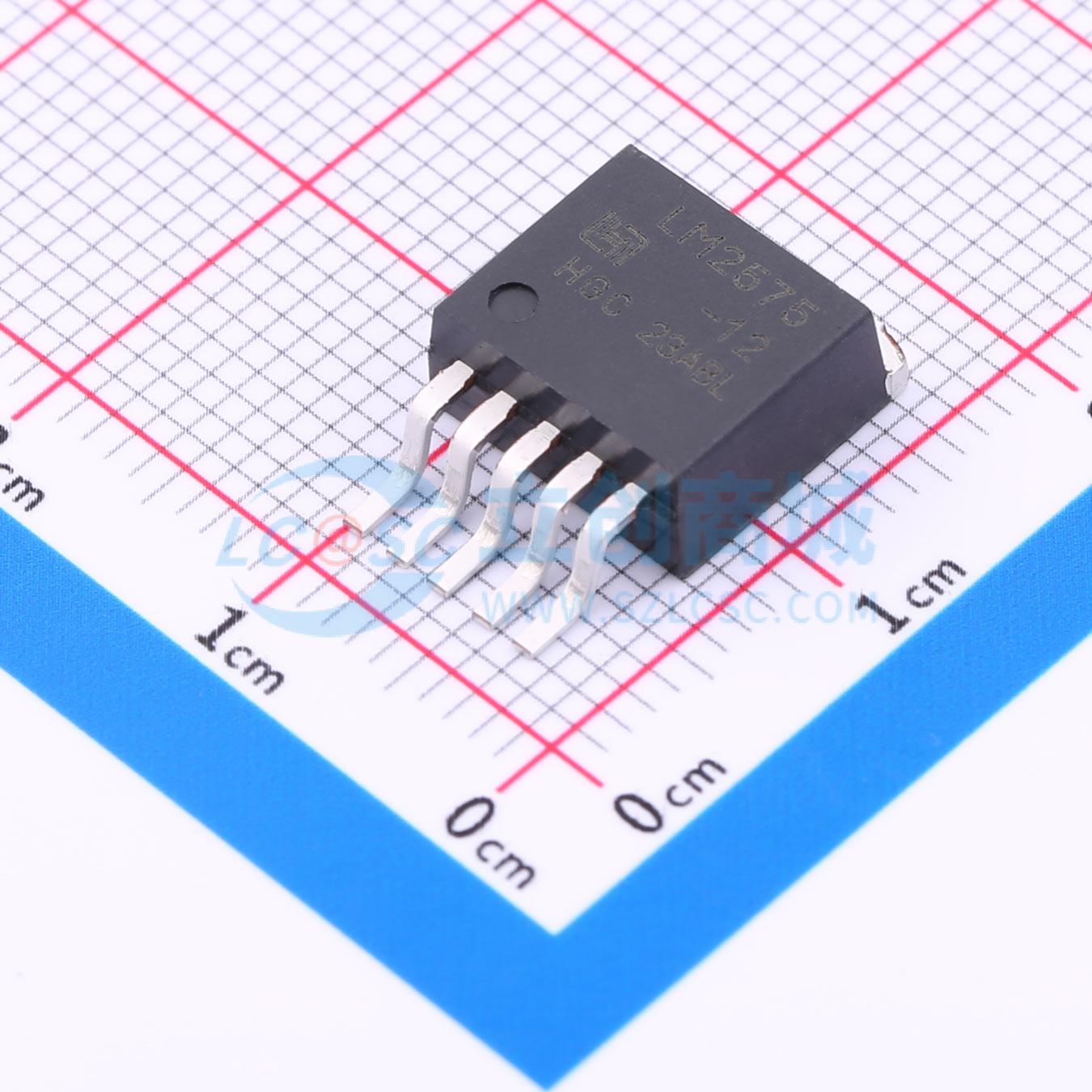 DC-DC电源芯片 LM2575S-12RG TO-263-5 原装正品 电子元器件配单