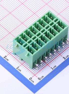 插拔式接线端子KF2EDGKRG-3.5-2*8P 弯插3.5mm 2x8P 板端/插座-闭