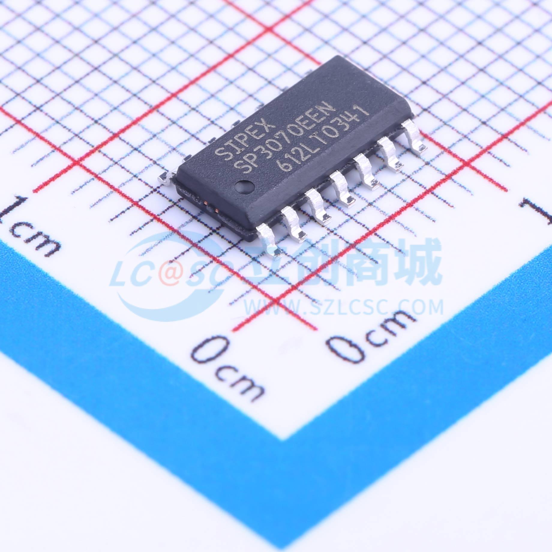 RS-485/RS-422芯片 SP3070EEN-L/TR SOIC-14 原装 电子元器件配单