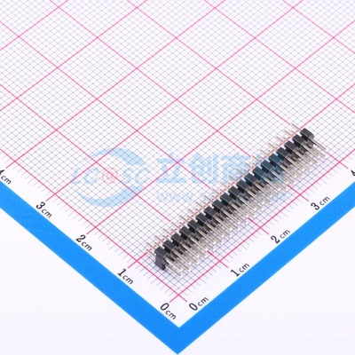 排针 HB-PH8-200219PB2GOP 插件,P=2mm 2x19P 方针 原装正品