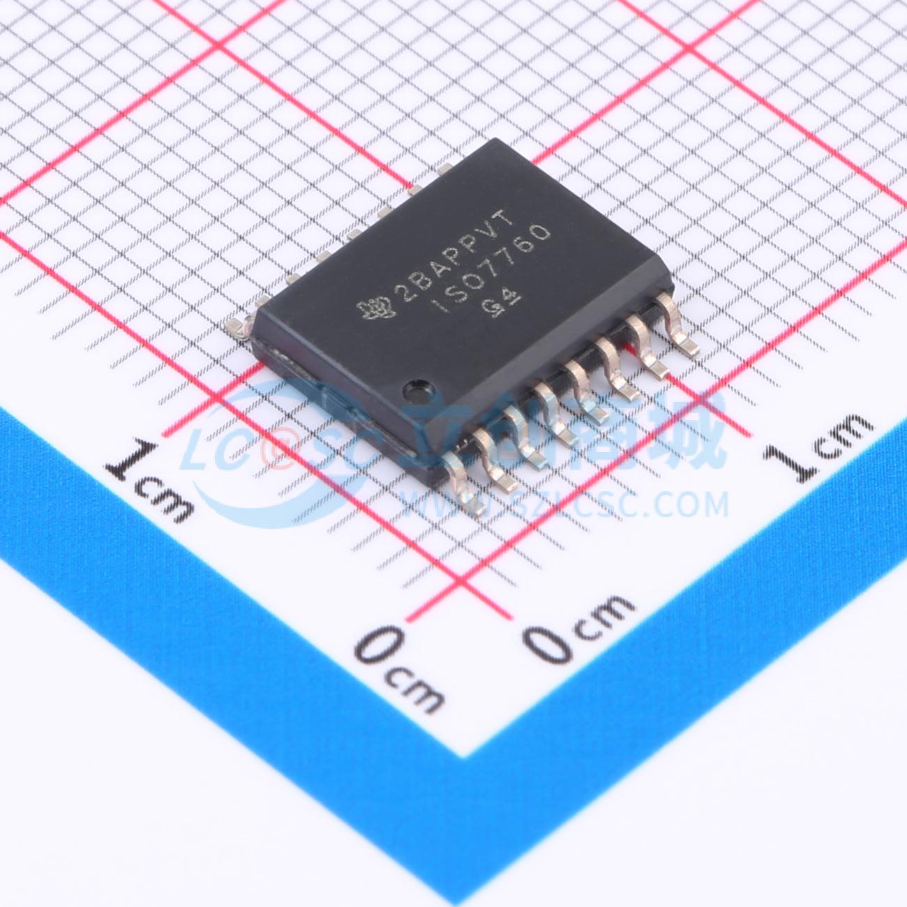 数字隔离器 ISO7760DW SOIC-16-300mil 原装正品 电子元器件配单