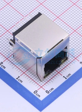 以太网连接器(RJ45 RJ11) HC621601A-M890-A插件 RJ45插座 带LED