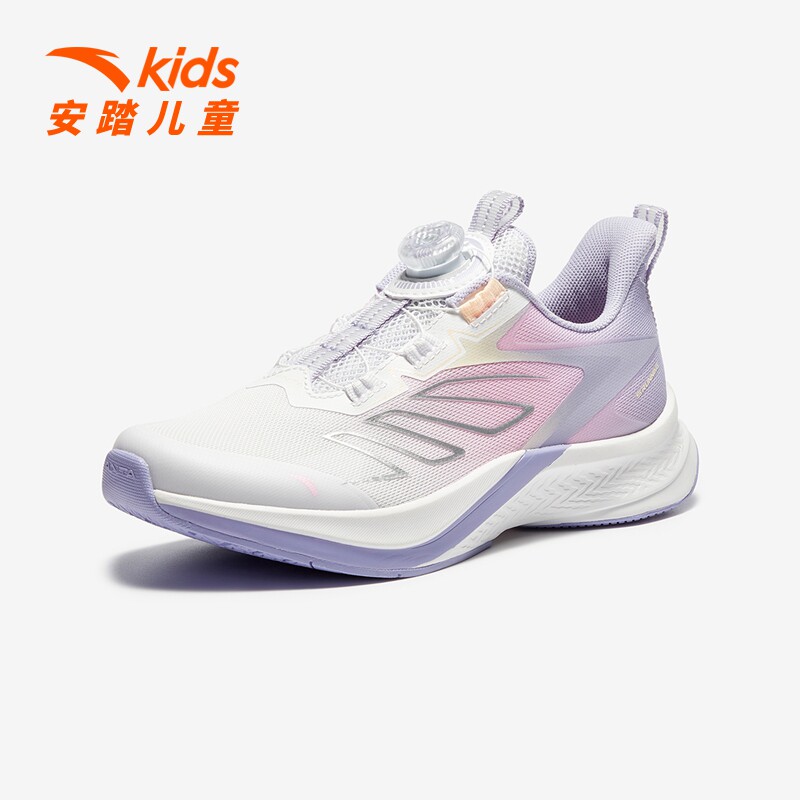 安踏儿童冬季新款女大童氢跳跑鞋运动鞋缓震舒适耐磨防滑百搭