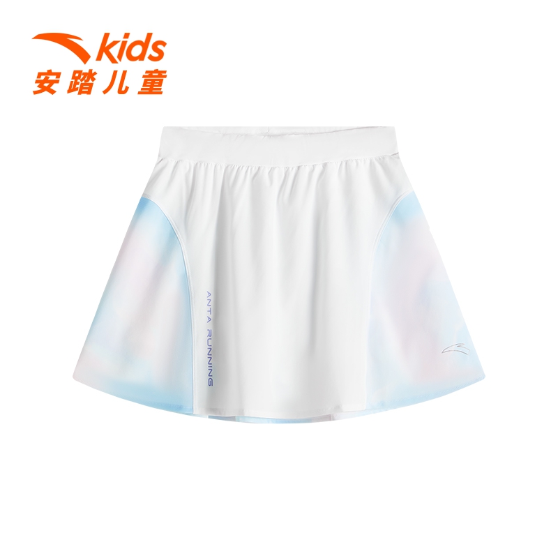 安踏儿童2025夏季新款女童运动短裙