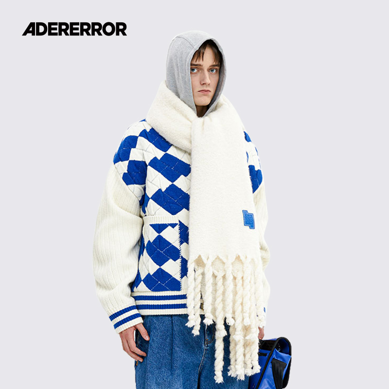 ader针织棒球开衫外套杨紫同款