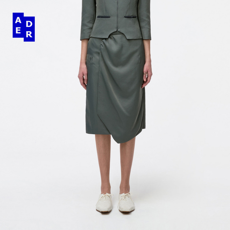 ADERERROR 25SS  Skirt Product. 67 中裙修身中腰H型中长裙