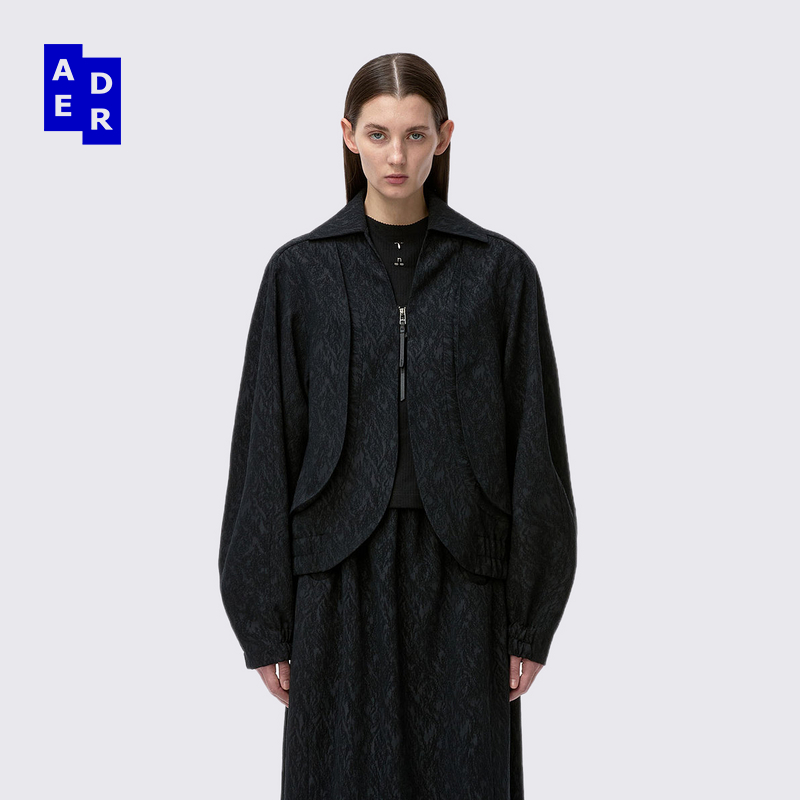 ADERERROR 25SS  Orbe Jacket Product. 19 提花短拉链廓形夹克