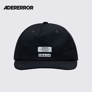 ADERERROR 24SS Langle 棒球帽潮流刺绣标签折叠变形3板棒球帽