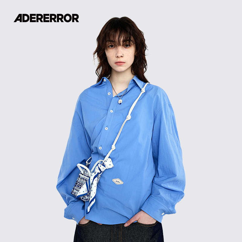 ADERERROR歪曲袖口衬衫