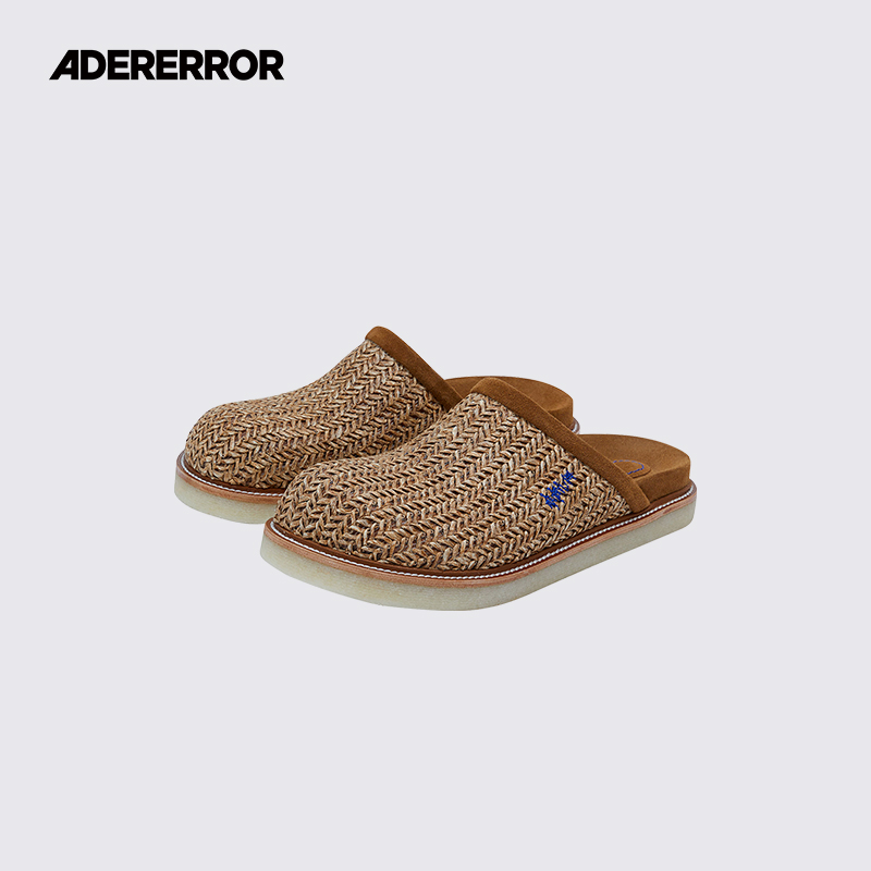 ADERERROR之字形细节休闲穆勒鞋