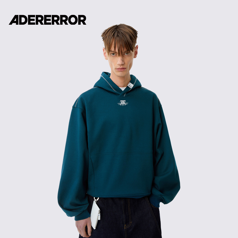 ADERERROR宽松休闲连帽衫