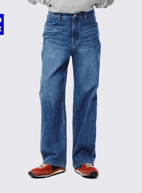 ADERERROR SIG系列 TRS Tag 牛仔裤01 潮流时尚经典直筒牛仔裤