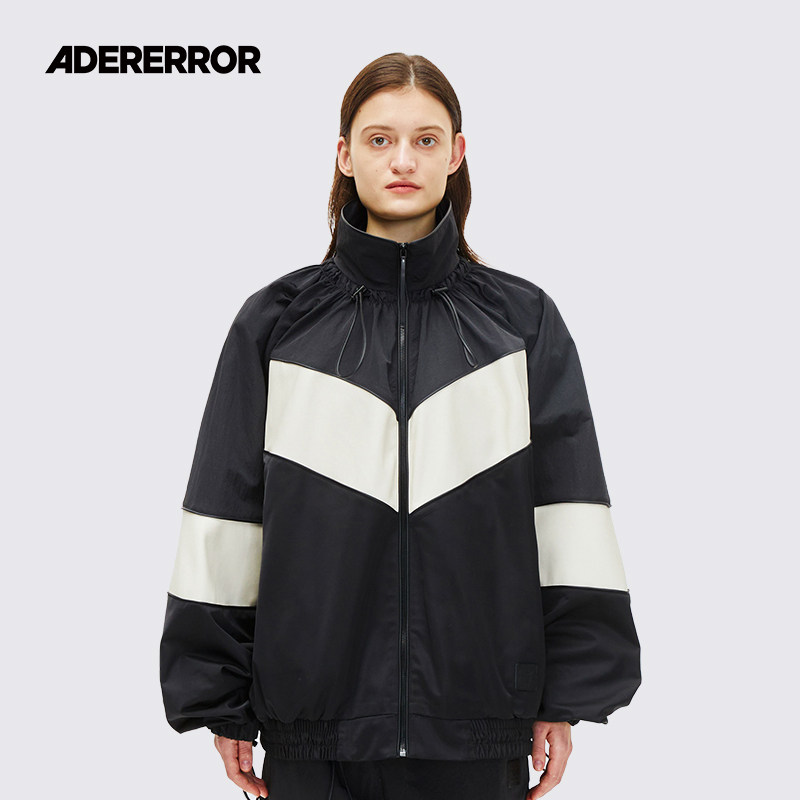 ADERERROR撞色抽绳立领防风衣