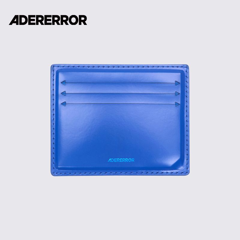 ADERERROR 24SS Bursa 卡包潮流百搭蓝色标志简约立体感包