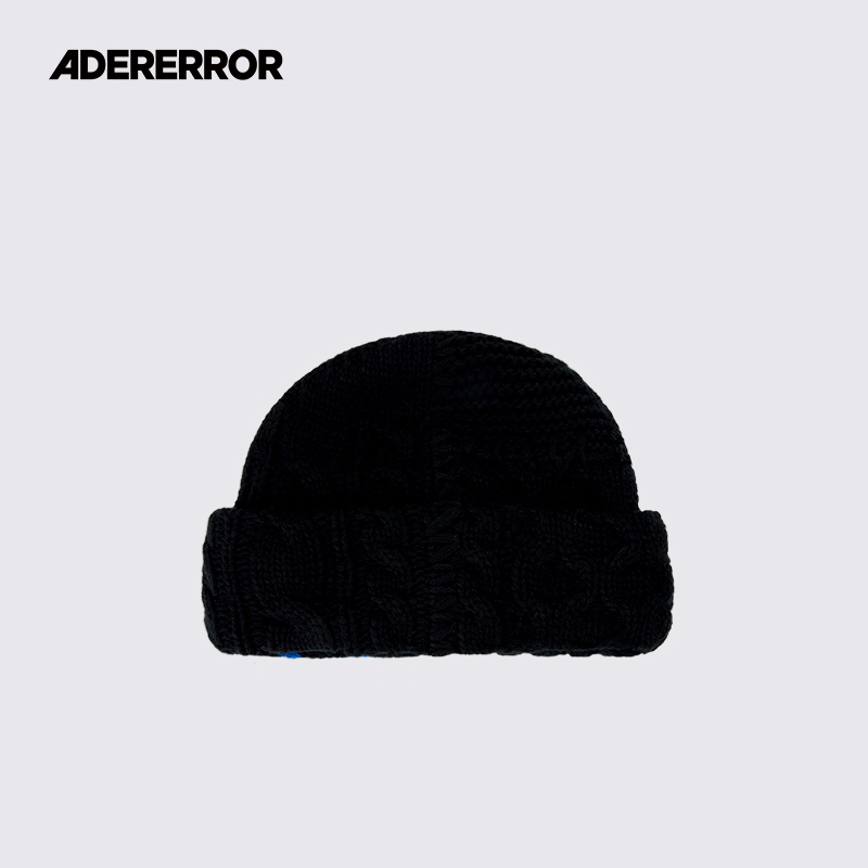 ader新款手工针织宽松小圆帽