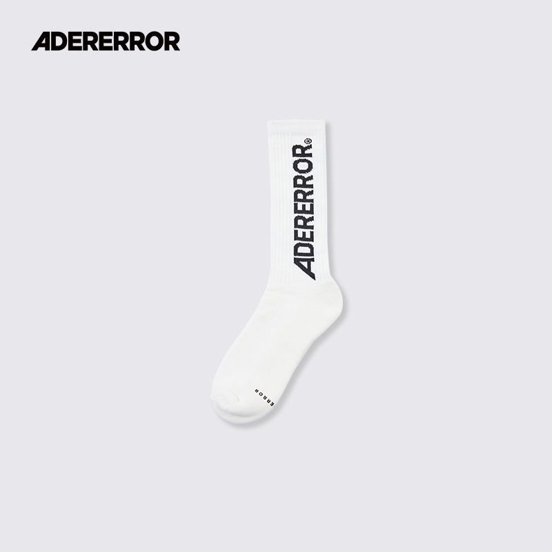 ader韩版刺绣长款防滑袜子