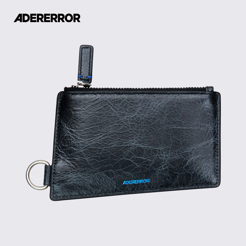 ADERERROR 24SS Cladi coin 腰包潮流新款蓝色标志钥匙扣拉链包