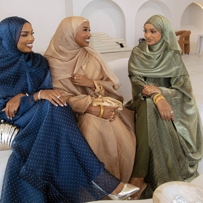 Open Abaky Kimono Robe阿拉伯迪拜阿联酋沙特旅游网纱开衫长袍女