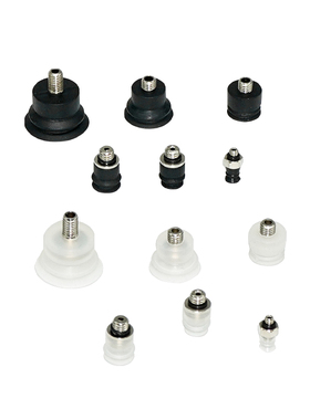 ZP06/08/10/13/16/20/25/32/40/50BS/BN吸嘴 SMC双层风琴真空吸盘