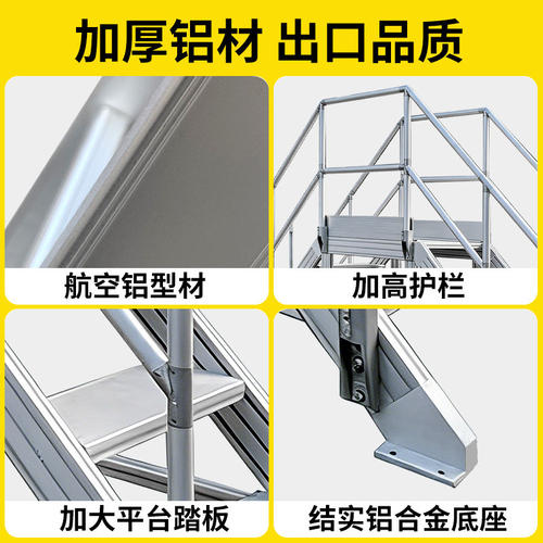 铝挤型材料跨线梯跨管梯