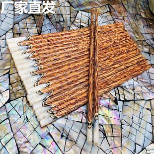 防滑霉精品耐高温盘 牛角筷子越南天然老椰木筷子贝壳镶嵌家用新款
